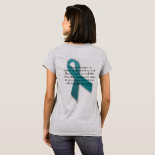Camiseta Cancer nos transforma em uma árvore inspiradora