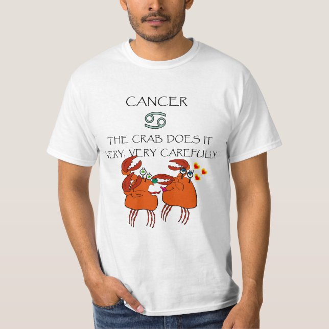 Camiseta Cancer O Caranguejo Faz Muito, Muito Cuidadosament (Frente)