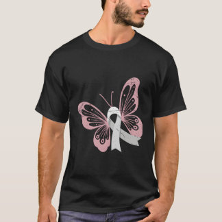 Camiseta Cancer pulmonar do Sobrevivente de câncer da Borbo
