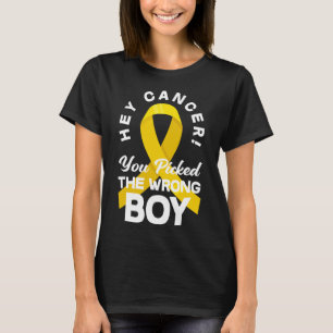 Camiseta Cancer Que Você Pegou O Cancer Errado Da Infância 