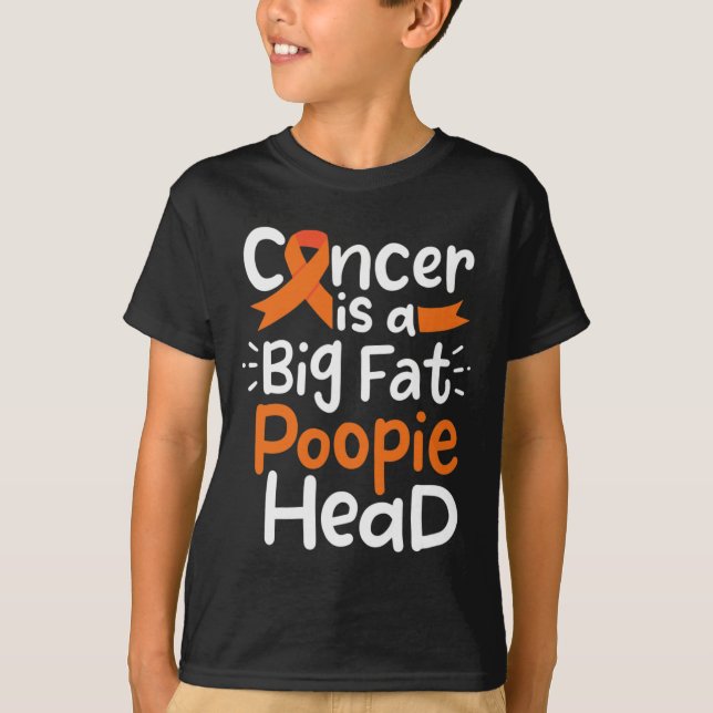 Camiseta Cancer Sanguíneo Sensibilização Fita Leucemia Cabe (Frente)
