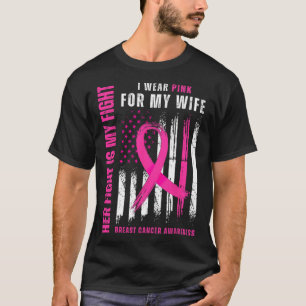 Camiseta Câncer Suas Lutas É Minhas Lutas Use Rosa Apoie W