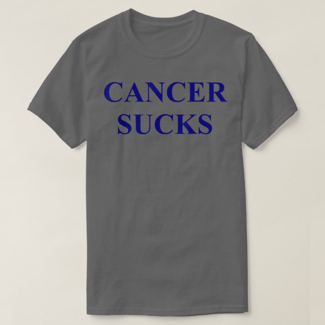CAMISETA CANCER SUCKS (Frente do Design)