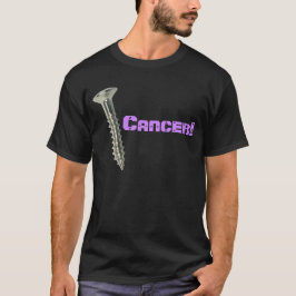 Camiseta Cancer Testicular do parafuso! (Letras da