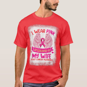 Camiseta Cancer, Visto Rosa Na Memória Da Minha Esposa W