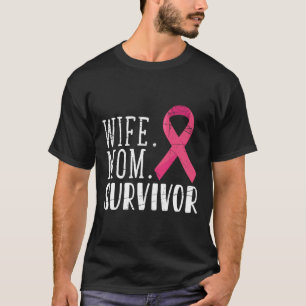 Camiseta Cancer Warrior Women Gift Idea Breast Cancer Aware