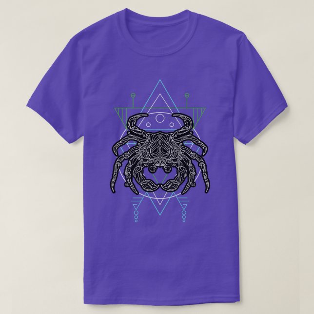 Camiseta Cancer Zodiac (Frente do Design)