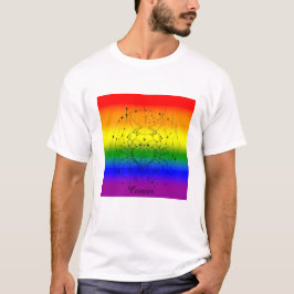 Camiseta Cancer Zodiac LGBTQ Orde Arco-Íris Design de Astro