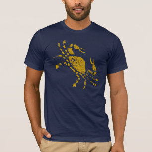 Camiseta Cancer zodíaco sinal Grunge o 21 de junho - 22 de