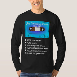 Camiseta Canções De Saúde, Amor E Sucesso 2025