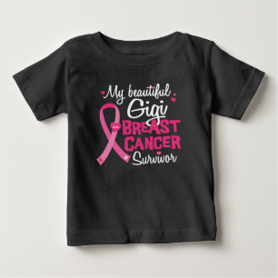 Camiseta Cancro da mama bonito da avó de Gigi grande