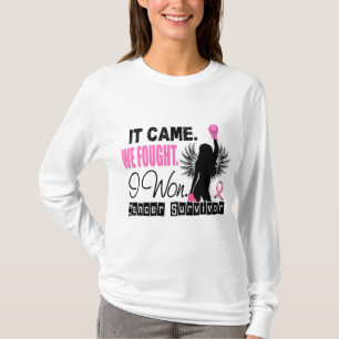 Camiseta Cancro da mama do sobrevivente 22