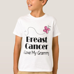 Camiseta Cancro da mama eu amo meu Grammy