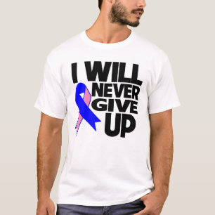 Camiseta Cancro da mama que masculino eu nunca darei acima