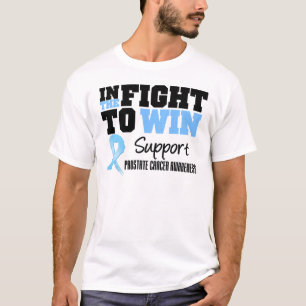 Camiseta Cancro da próstata na luta a ganhar
