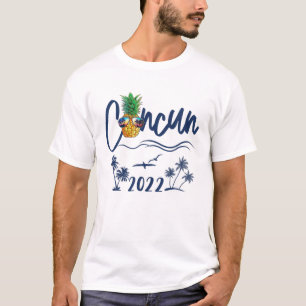 Camiseta Cancún 2022 México, Abacaxi - Férias de Óculos