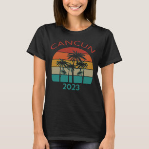 Camiseta Cancun 2023 México Verão Família Casal Correspondê