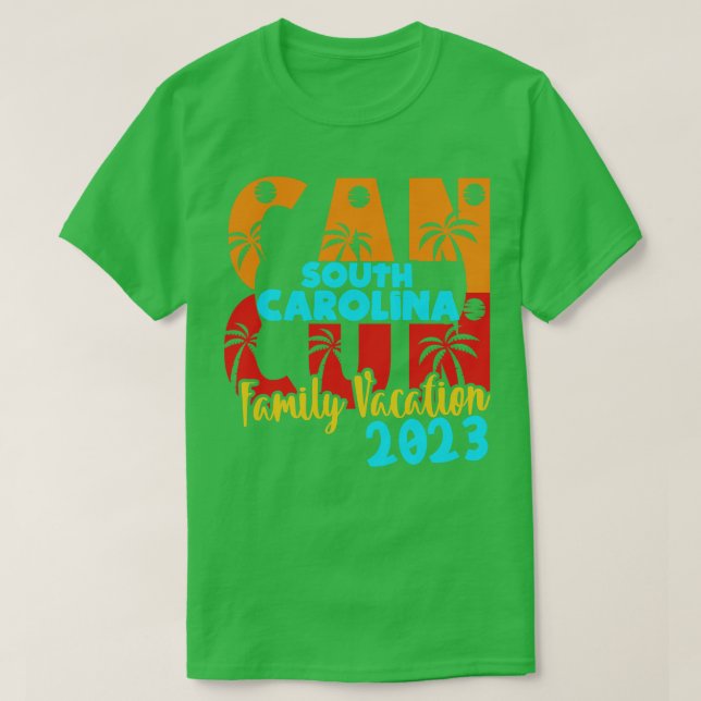 Camiseta Cancun 2023 South olina Summer Family Match (Frente do Design)