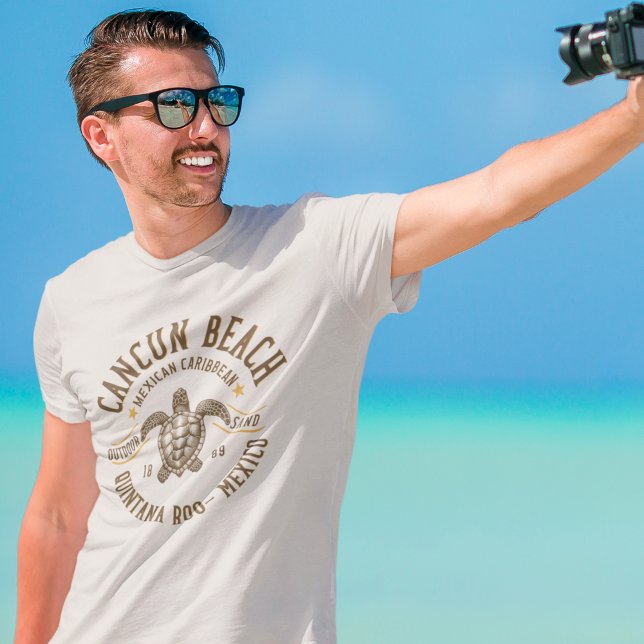 Camiseta Cancun Beach Mexico | Paradise Mexican Caribbean (Criador carregado)