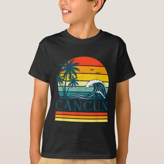 Camiseta Cancun Holiday Christmas Trip Vacation Matching  (Frente)