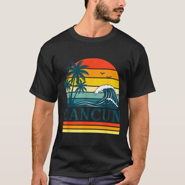 Camiseta Cancun Holiday Christmas Trip Vacation Matching  (Frente)