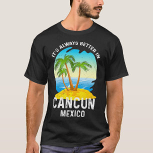 Camiseta Cancun México 2021 Praia Cancun Férias Verão