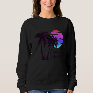 Camiseta Cancún Mexico Beach Summer Vacing Palm Trees Sun