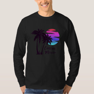 Camiseta Cancún Mexico Beach Summer Vacing Palm Trees Sun