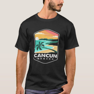 Camiseta Cancún México - Correspondência da Família Sunset