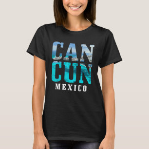 Camiseta Cancún México - Férias de Verão de Praia Souvenir
