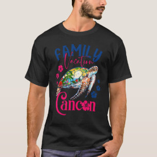 Camiseta Cancún México Férias Do Mar De Tartarugas Correspo