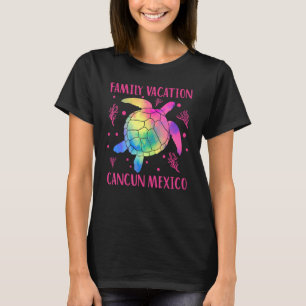 Camiseta Cancún México Férias Do Mar De Tartarugas Correspo