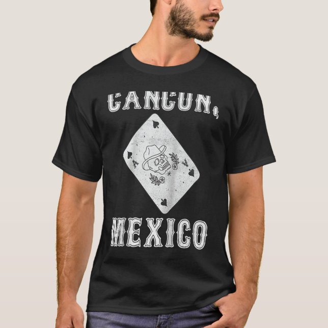 Camiseta Cancun Mexico Holidays Cancun Mexico  Raglan Baseb (Frente)
