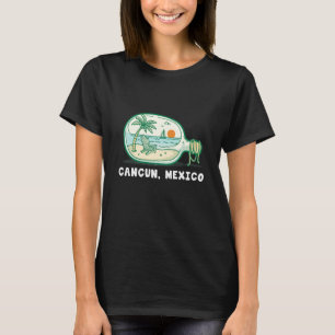 Camiseta Cancun México Lembrança Família Correspondência Fé