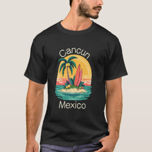 Camiseta Cancun México Lembrança Família Correspondência Fé