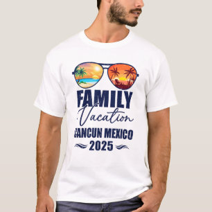Camiseta Cancún Mexico Matching Family Vacation 2025 Fazer