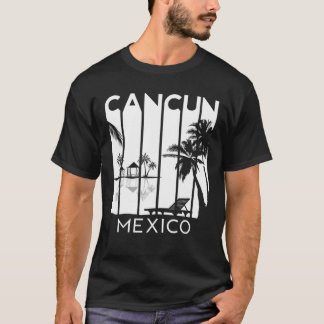Camiseta Cancún México Retrô no Verão do México