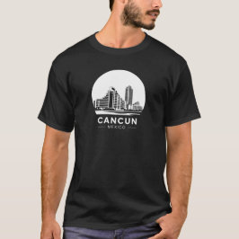 Camiseta Cancun Mexico Skyline