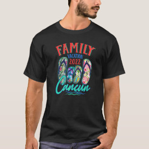 Camiseta Cancún Mexico Vacation 2022 Family Summ
