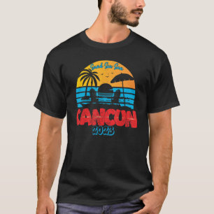 Camiseta Cancun Mexico Vacation 2023 Beach Family Friend Gr