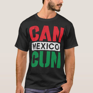 Camiseta Cancun México Vacation Souvenir 2023 Bech Summer