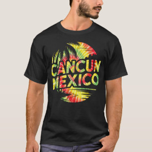 Camiseta Cancun México Viagem de Férias Tropicais na Praia
