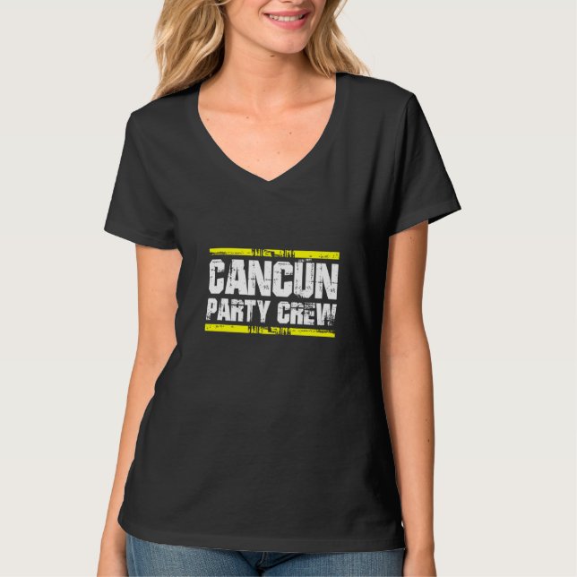 Camiseta Cancun Party Crew Mexico Team (Frente)