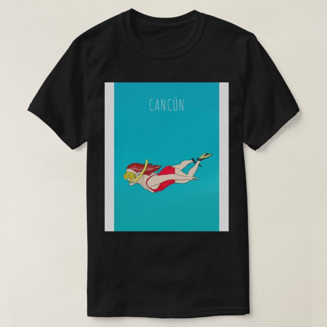 Camiseta Cancun Quintana Roo México (Frente do Design)