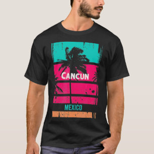 Camiseta Cancun Souvenir México Lembrete