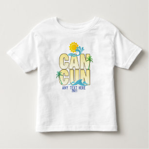 Camiseta Cancun Summer Vacing Beach Palm Trees Custom T-S