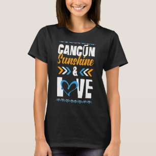 Camiseta Cancun Sunshine Love Party (Partido do Amor Sunshi