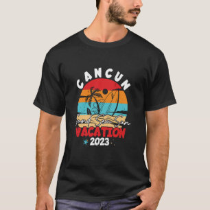 Camiseta Cancún Vacation 2023 Mexico Beach Holidays Summer