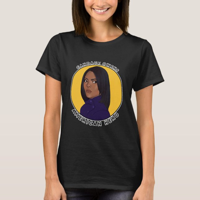 Camiseta Candace Owens American Hero (Frente)