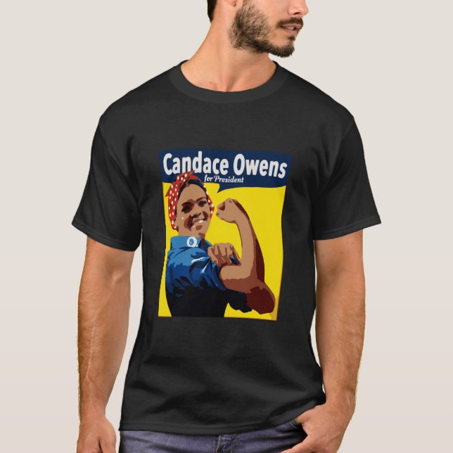 Camiseta Candace Owens Para Presidente 2024 (Frente)